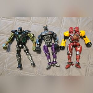 Vintage 2011 Jakks Pacific Real Steel 3 Bot Action Figure Collection